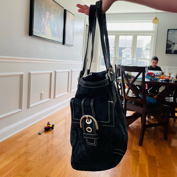 Coach Signature Canvas Tote - Picture 6 of 7